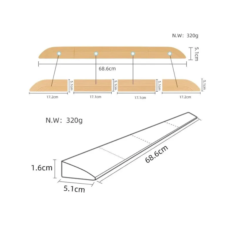 Terskelrampe til robotstøvsuger