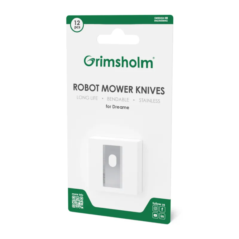 Grimsholm Dreame Robotklipper kniver 12 stk